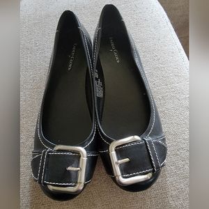 Women's Faded Glory Kensington Flats. Size 7 black, excellent condition